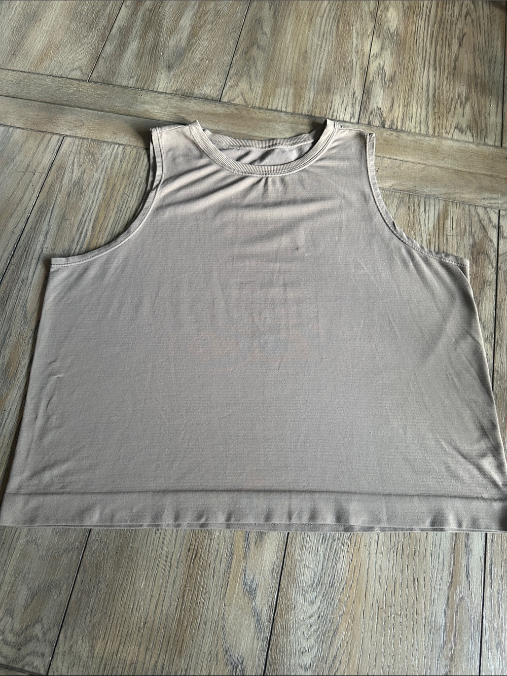 @ by Avocado Seamless High Neck Tank Top Taupe Tan Size 3 (Fits XXL) Made in LA